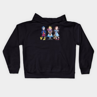 Extraordinary Girls and Their Pets Kids Hoodie